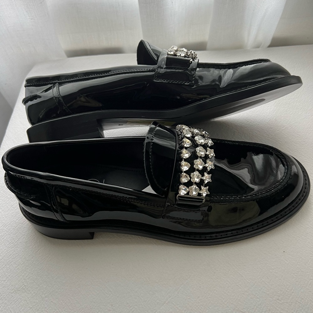 AGL Lola Strass Mixed Crystal Loafer Women's Size 9 New - Picture 8 of 14